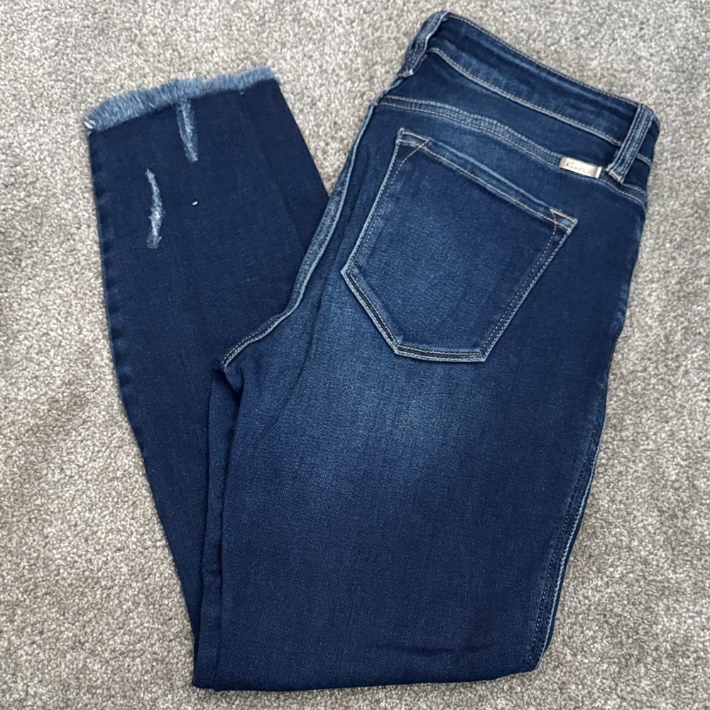 KanCan Deep Indigo Ankle Jeans